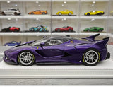 CE Ferrari 2018 FXX K Evo Modified Purple 1:18 – Resina modello in resina collezionabile