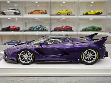 CE Ferrari 2018 FXX K Evo Modified Purple 1:18 – Resina modello in resina collezionabile