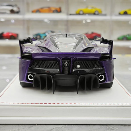 CE Ferrari 2018 FXX K Evo Modified Purple 1:18 – Resina modello in resina collezionabile