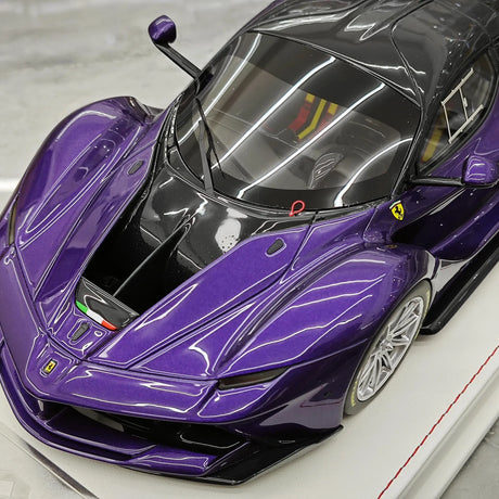 CE Ferrari 2018 FXX K Evo Modified Purple 1:18 – Resina modello in resina collezionabile
