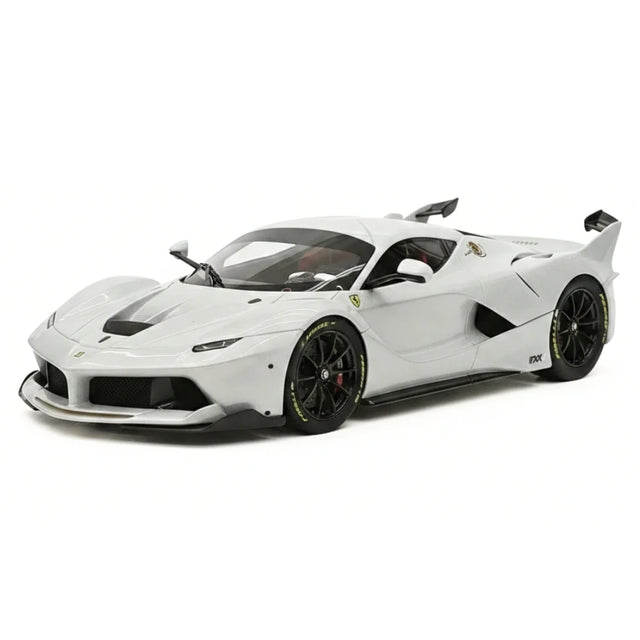 CE Ferrari 2018 FXX K Evo Modified Silver 1:18 – Resina modello in resina collezionabile