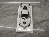 CE Ferrari 2018 FXX K Evo Modified Silver 1:18 – Resina modello in resina collezionabile