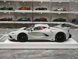 CE Ferrari 2018 FXX K Evo Modified Silver 1:18 – Resina modello in resina collezionabile