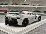 CE Ferrari 2018 FXX K Evo Modified Silver 1:18 – Resina modello in resina collezionabile