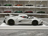 CE Ferrari 2018 FXX K Evo Modified Silver 1:18 – Resina modello in resina collezionabile