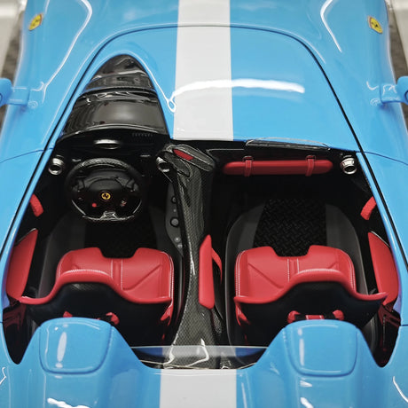 CE Ferrari 2018 Monza SP2 California Blue 1:18 – Samlarresinmodellresin