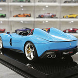 CE Ferrari 2018 Monza SP2 California Blue 1:18 – Samlarresinmodellresin
