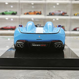 CE Ferrari 2018 Monza SP2 California Blue 1:18 – Samlarresinmodellresin