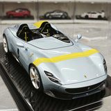 CE Ferrari 2018 Monza SP2 Ice Blue 1:18 – Samlarobjekt resinmodellresin