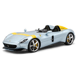 CE Ferrari 2018 Monza SP2 Ice Blue 1:18 – Samlarobjekt resinmodellresin