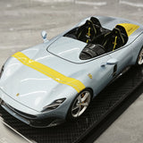 CE Ferrari 2018 Monza SP2 Ice Blue 1:18 – Samlarobjekt resinmodellresin