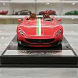 CE Ferrari 2018 Monza SP2 Italian Red 1:18 – Resina de Modelo de Resina de Coleção