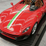 CE Ferrari 2018 Monza SP2 Italian Red 1:18 – Resina de Modelo de Resina de Coleção