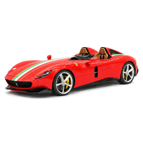 CE Ferrari 2018 Monza SP2 italiensk röd 1:18 – samlarobjekt resinmodellresin