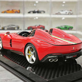 CE Ferrari 2018 Monza SP2 Italian Red 1:18 – Resina de Modelo de Resina de Coleção