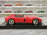CE Ferrari 2018 Monza SP2 Italian Red 1:18 – Resina de Modelo de Resina de Coleção