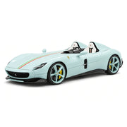 CE Ferrari 2018 Monza SP2 La Plata Blau 1:18 – Sammler-Modellauto aus Resin