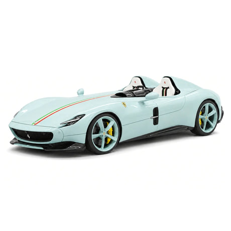 CE Ferrari 2018 Monza SP2 La Plata Blue 1:18 – Samlarresinmodellresin