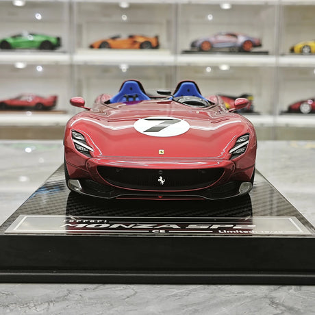 CE Ferrari 2018 Monza SP2 Legendary Red 1:18 – samlarobjekt resinmodellresin resin