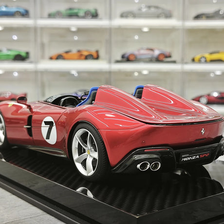 CE Ferrari 2018 Monza SP2 Legendary Red 1:18 – samlarobjekt resinmodellresin resin