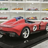 CE Ferrari 2018 Monza SP2 Legendary Red 1:18 – samlarobjekt resinmodellresin resin