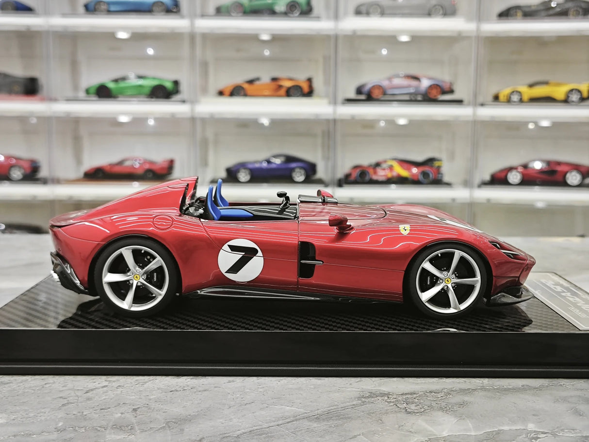 CE Ferrari 2018 Monza SP2 Legendary Red 1:18 – samlarobjekt resinmodellresin resin