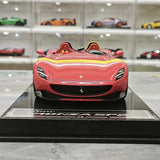 CE Ferrari 2018 Monza SP2 Speed Red 1:18 – Samlarobjekt resinmodellresin resin