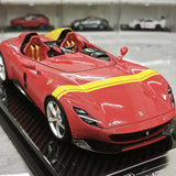 CE Ferrari 2018 Monza SP2 Speed Red 1:18 – Samlarobjekt resinmodellresin resin