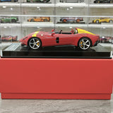 CE Ferrari 2018 Monza SP2 Speed Red 1:18 – Samlarobjekt resinmodellresin resin