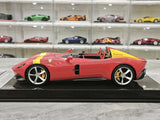 CE Ferrari 2018 Monza SP2 Speed Red 1:18 – Samlarobjekt resinmodellresin resin