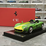 CE Ferrari 2018 Monza SP2 Track Green 1:18 – Samlarresin Resin Modellresin