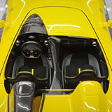CE Ferrari 2018 Monza SP2 Yellow 1:18 – Sammelobjekt-Resin-Modellharz