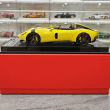 CE Ferrari 2018 Monza SP2 Yellow 1:18 – Sammelobjekt-Resin-Modellharz