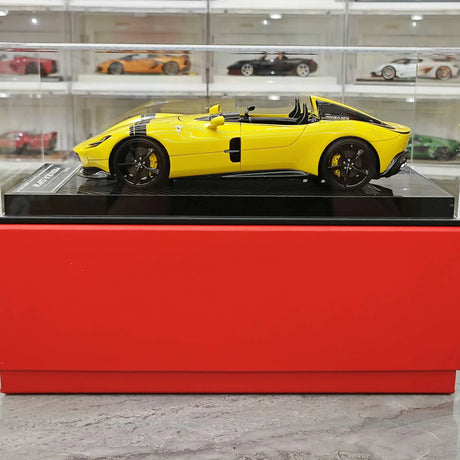 CE Ferrari 2018 Monza SP2 Yellow 1:18 – Collectible Resin Model Resin