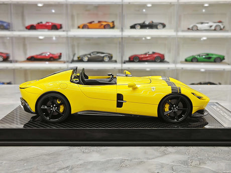 CE Ferrari 2018 Monza SP2 Yellow 1:18 – Collectible Resin Model Resin