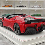 CE Ferrari 2020 SF90 Spider Rosso Corsa 1:18 – Collectible Resin Model Resin