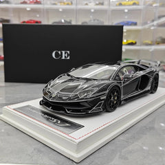 [CE] 1:18 Lamborghini 2020 Aventador SVJ ブラック モデルカー レジン
