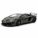 [CE] 1:18 Lamborghini 2020 Aventador SVJ Black Model Car Resin
