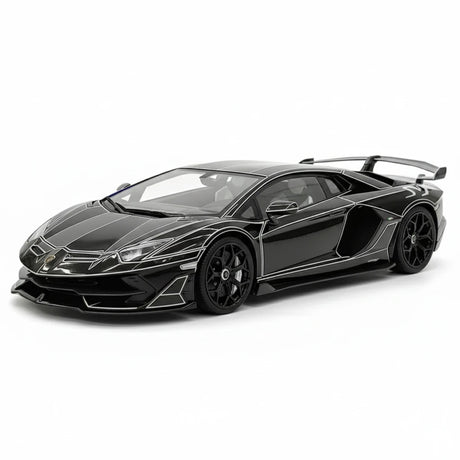 [CE] 1:18 Lamborghini 2020 Aventador SVJ Black Model Car Resin