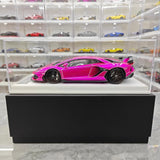 [CE] 1:18 Lamborghini 2020 Aventador SVJ paars modelauto Hars
