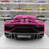 [CE] 1:18 Lamborghini 2020 Aventador SVJ paars modelauto Hars