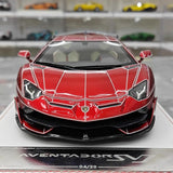 [CE] 1:18 Lamborghini 2020 Aventador SVJ rood modelauto Hars
