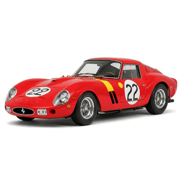 Ferrari 1962 250 GTO #22 Rot 1:18 24h Le Mans Druckguss-Sammlermodell von CMC - Ansicht 6