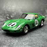 Ferrari 1962 250 GTO #44 Green 1:18 Silverstone 1963 Druckguss-Sammlermodell von CMC – siehe 2