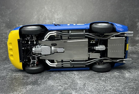Ferrari 1962 250 GTO #112 Blue and Yellow 1:18 Targa Florio 1964 diecast collectible model by CMC - view 10
