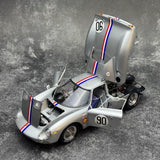Ferrari 1964 250 LM #90 Silber 1:18 Nassau Tourist Trophy Druckguss-Sammlermodell von CMC - Ansicht 3