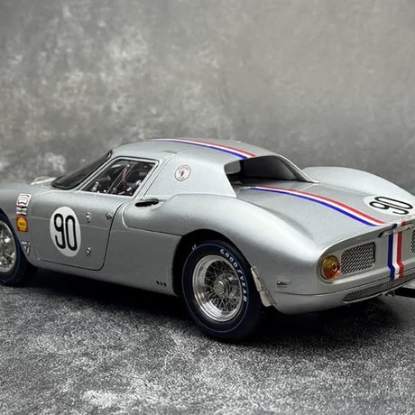 Ferrari 1964 250 LM #90 Silver 1:18 Nassau Tourist Trophy diecast collectible model by CMC - view 4
