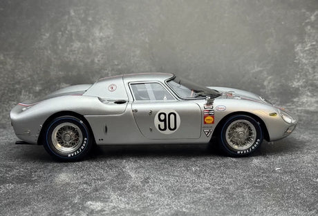 Ferrari 1964 250 LM #90 Silver 1:18 Nassau Tourist Trophy diecast collectible model by CMC - view 7