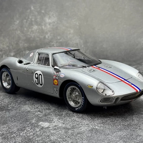 Ferrari 1964 250 LM #90 Silver 1:18 Nassau Tourist Trophy diecast collectible model by CMC - view 8