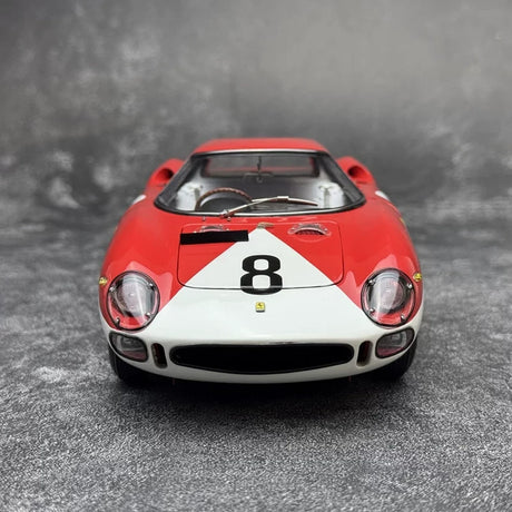 Ferrari 1964 250 LM #8 Red 1:18 Reims 12h diecast collectible model by CMC - view 1